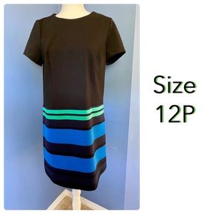Colorblock Sheath Dress